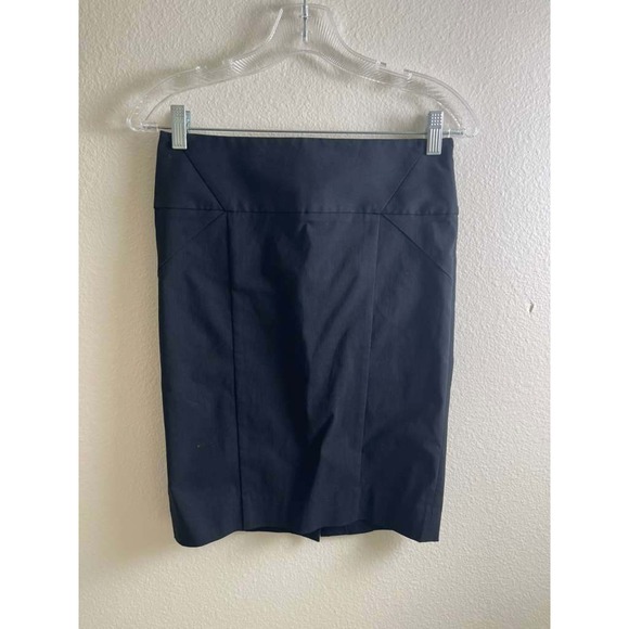 The Limited Dresses & Skirts - The Limited Womens Exact Stretch Pencil Skirt Black Size‎ 0 Side Zip Knee Length